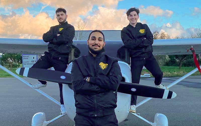 Saint-Nazaire : 3 étudiants de CESI prêts à s’envoler pour le Rallye Aérien Étudiant