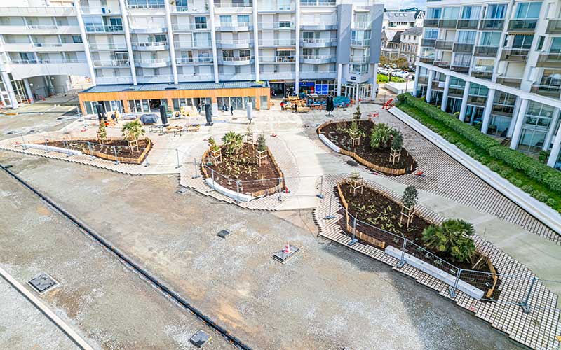 Pornichet : réouverture de la place des Océanes