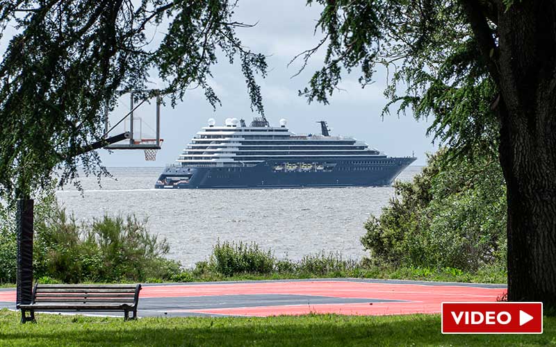 Saint-Nazaire : le super-yacht Ilma est parti ce jeudi pour ses essais mer