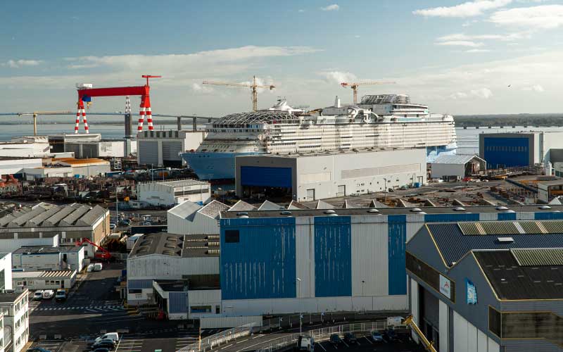 Saint-Nazaire : intervention en cours pour une chute aux Chantiers de l’Atlantique
