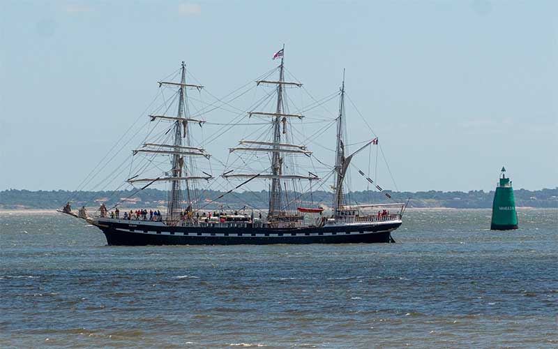 Saint-Nazaire : le Belem fait escale avant une croisière vers Brest