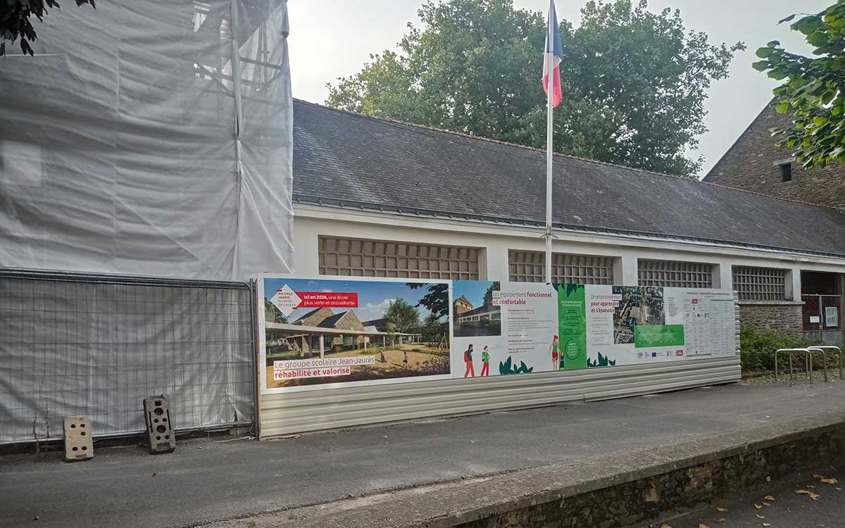 Saint-Nazaire : première école de la reconstruction, Jean Jaurès fait sa rentrée en chantier