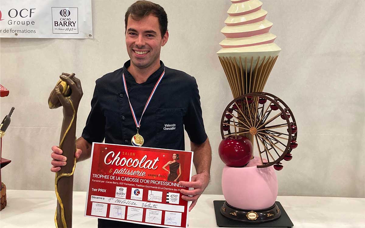 Ce chocolatier de Saint-Nazaire et son apprentie ont remporté deux nouveaux concours