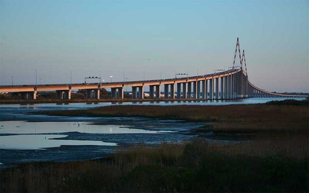 Tempête Caetano : fermeture du Pont de Saint-Nazaire