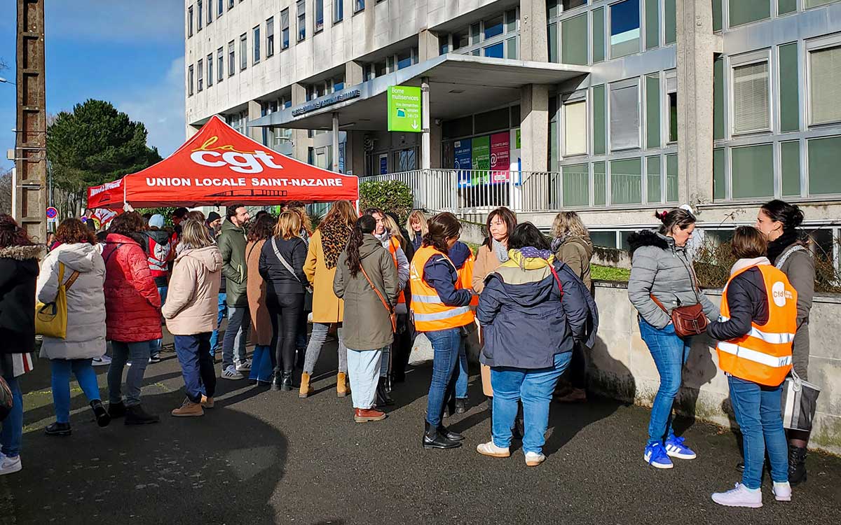 Débrayage à la CPAM de Saint-Nazaire : « On aimerait remplir notre rôle de sécurité sociale »