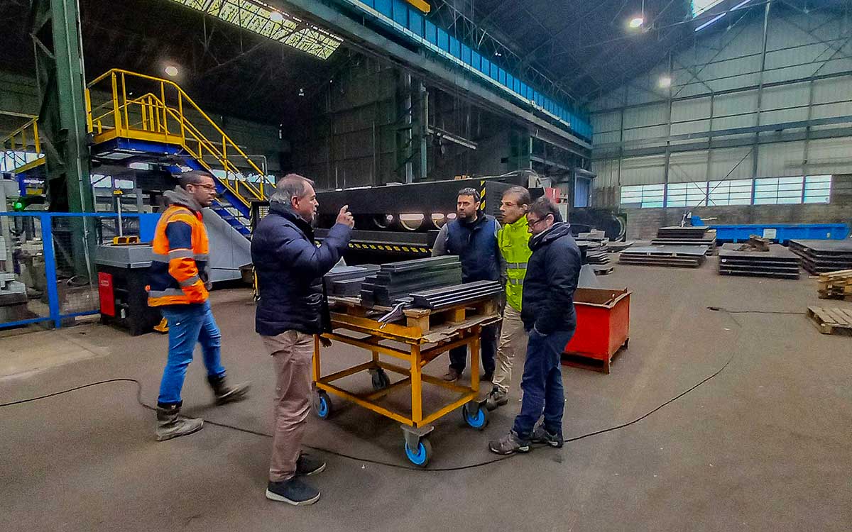 Pornichet : la nouvelle passerelle du vieux môle prend forme