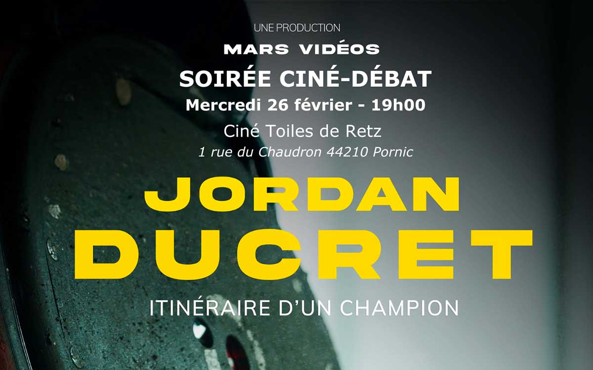L’athlète paralympique Jordan Ducret en ciné-débat à Pornic