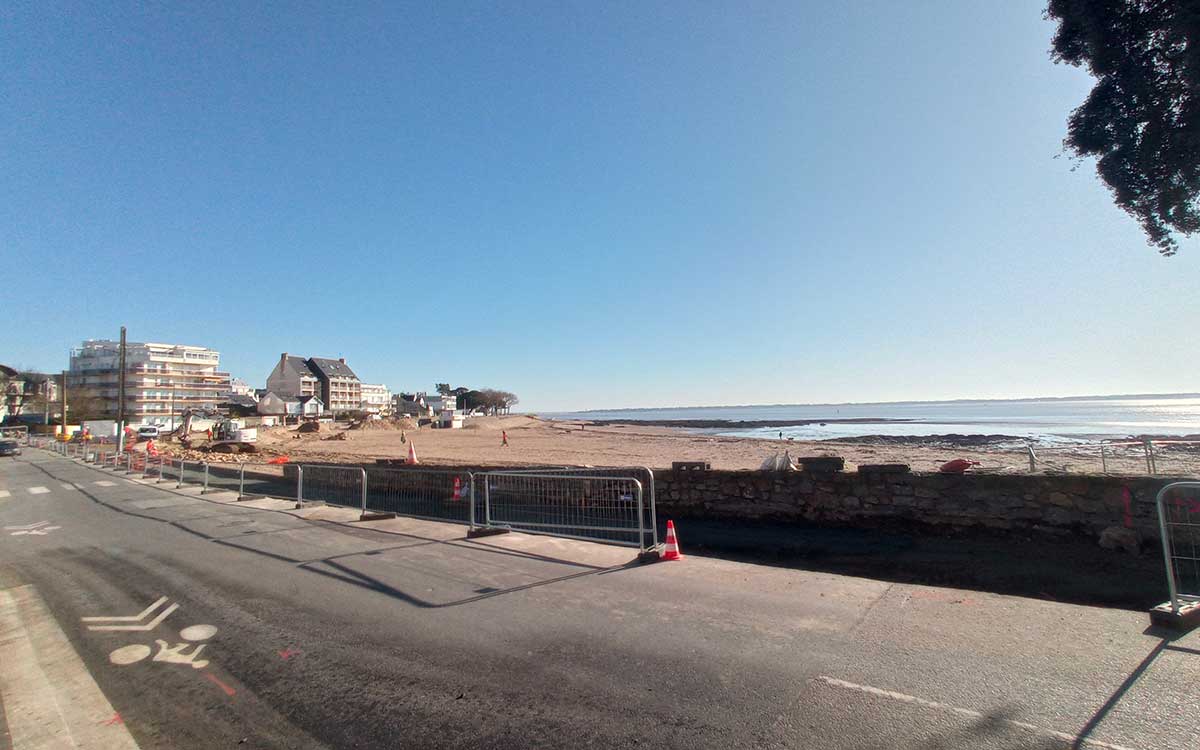Grandes marées à Saint-Nazaire : la pêche interdite ce dimanche plage de Villès-Martin