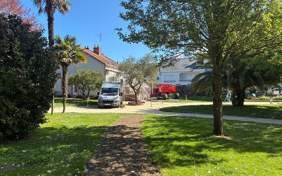 Saint-Nazaire : lancement de la construction d’un kiosque au Jardin des Plantes