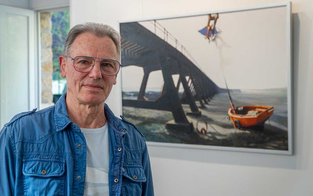 Pornichet : peint en 1976, un tableau de Jean-Daniel Depardieu resurgit dans l’expo consacrée au Vieux Môle