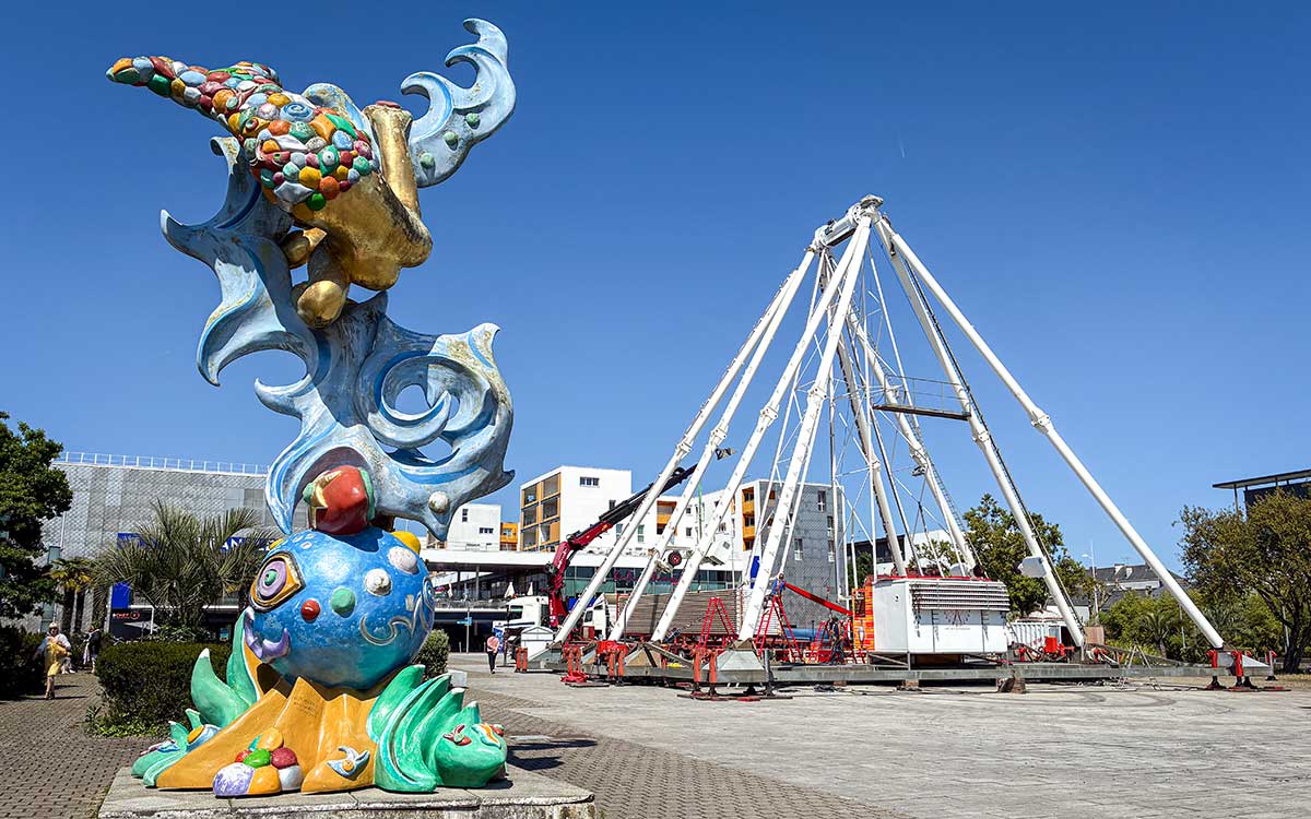 Saint-Nazaire : la Grande Roue revient faire tourner les têtes place de l’Amérique Latine