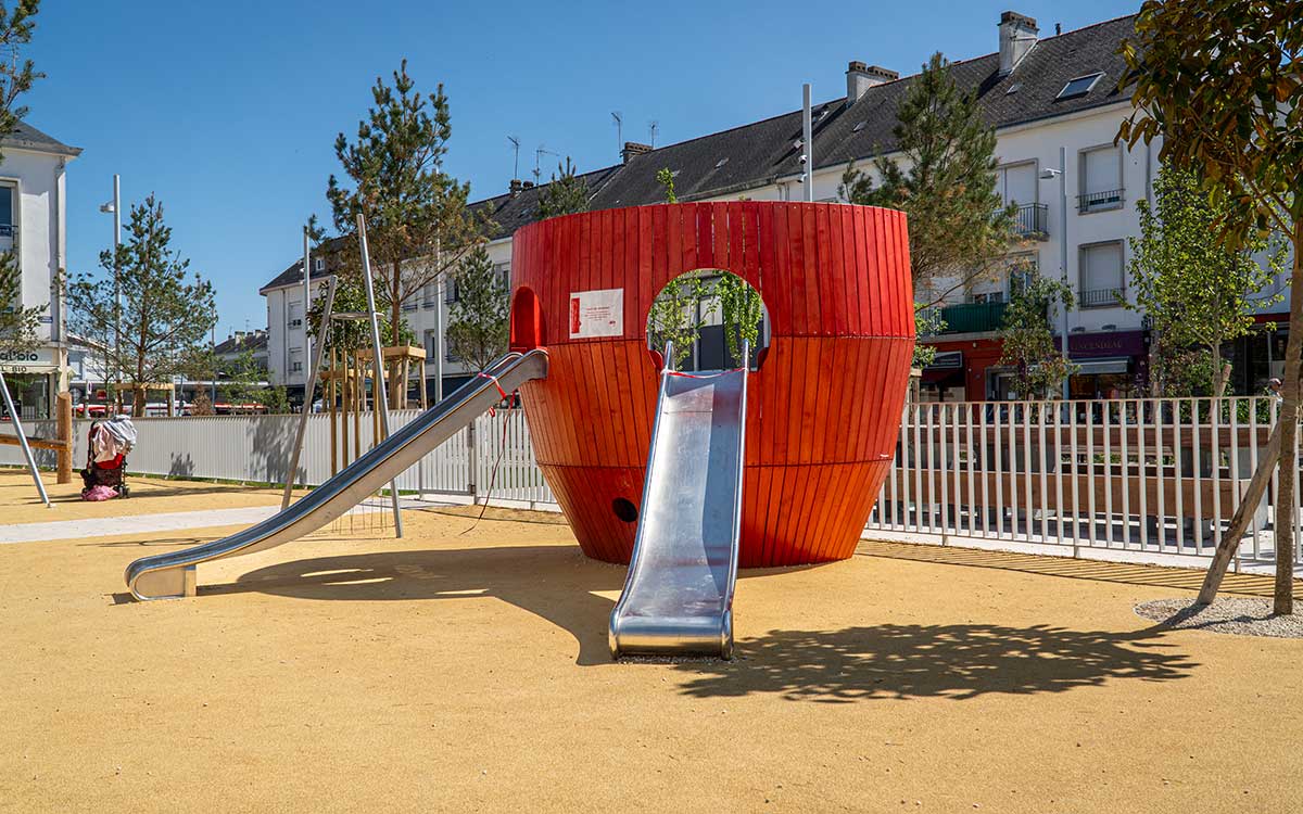 Saint-Nazaire : le tobomasque du square Anne Sylvestre fermé temporairement