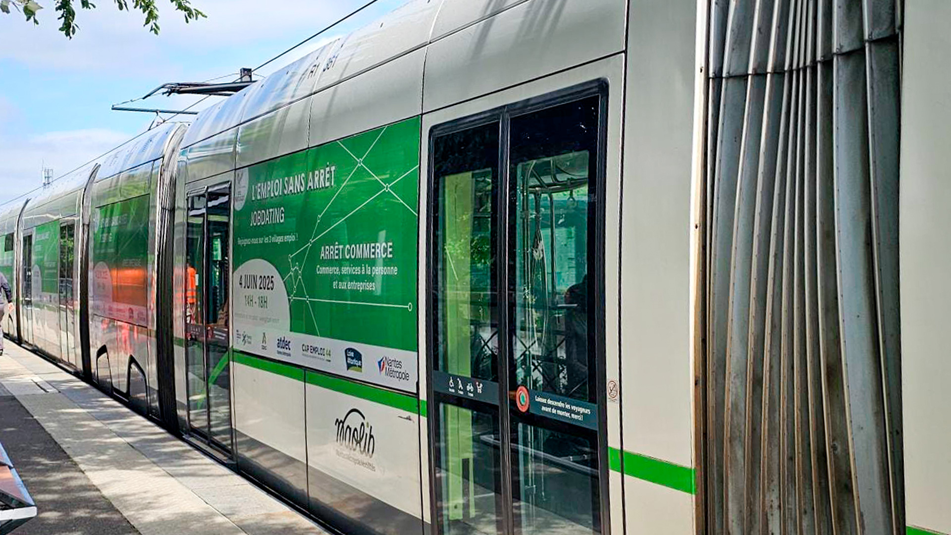 L’Emploi Sans Arrêt : à Nantes, le tramway suit le meilleur itinéraire vers l’emploi