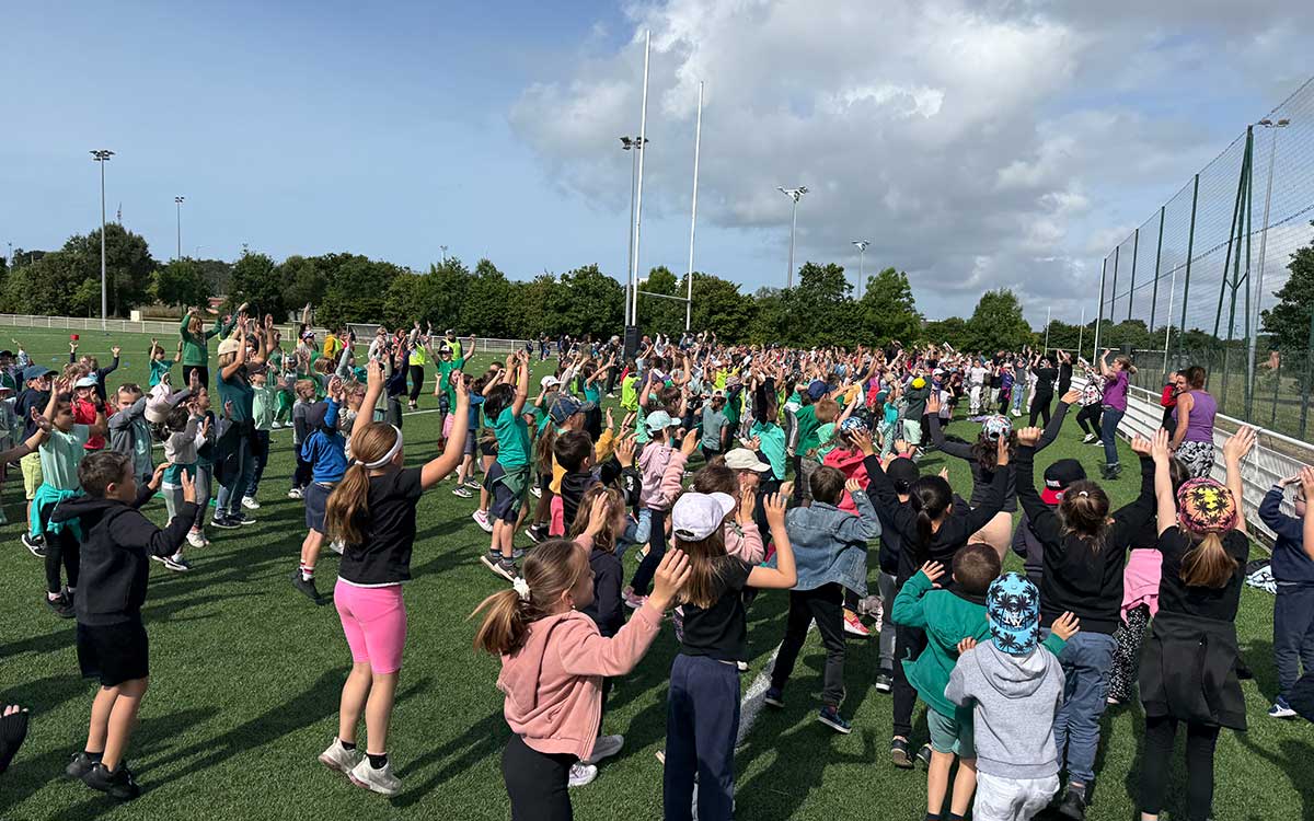 Saint-Nazaire : 1300 élèves des écoles catholiques unis par le sport et la bonne humeur