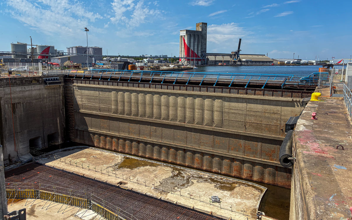 Saint-Nazaire : comment le Port remplace l’une des portes les plus stratégiques de son histoire