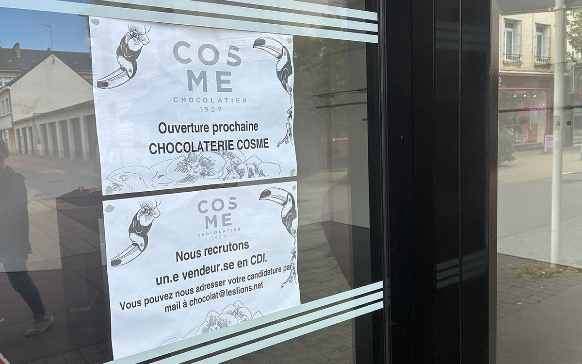 Saint-Nazaire : un départ et une arrivée de boutique dans la rue de la Paix