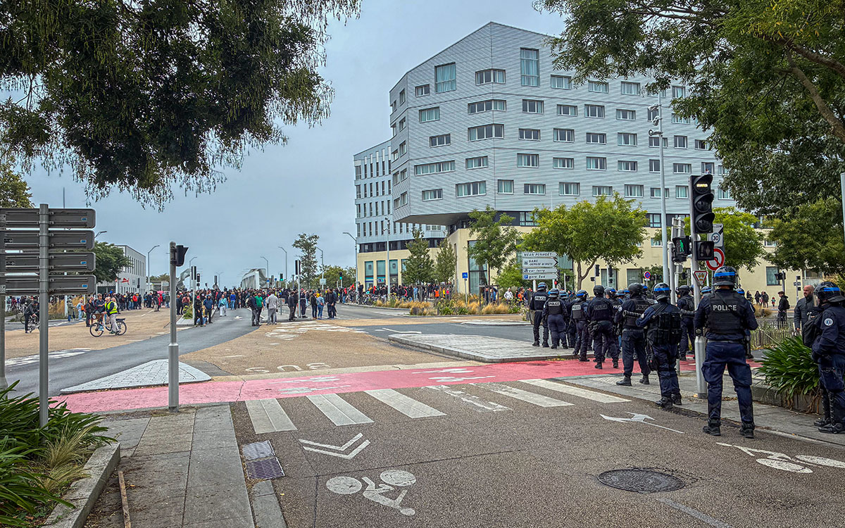 Arrestations, blocages, participants : bilan des manifestations du 10 septembre en Loire-Atlantique