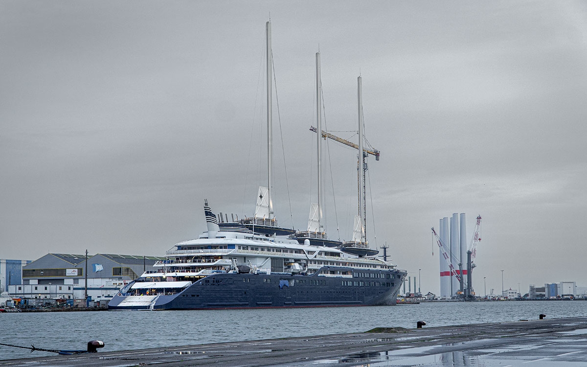 Saint-Nazaire : l’Orient Express Corinthian part en essais mer ce mercredi