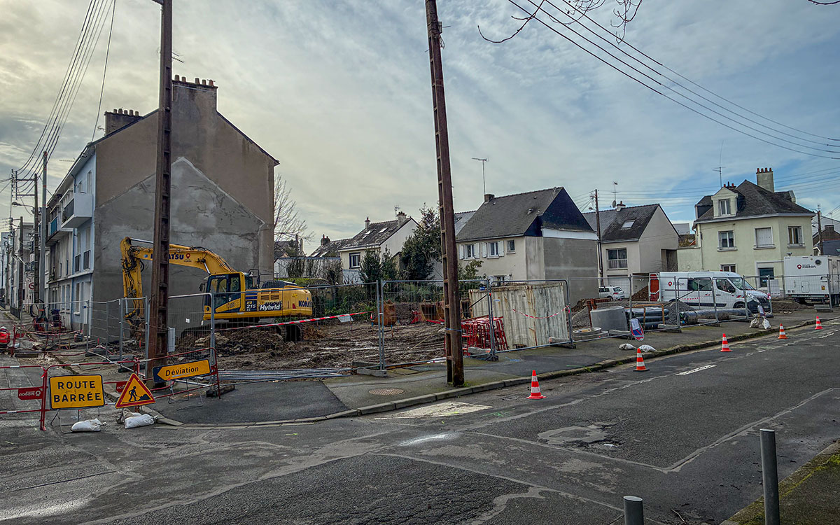 Saint-Nazaire : la construction d’un immeuble de 1 500 m² de bureaux démarre derrière la mairie