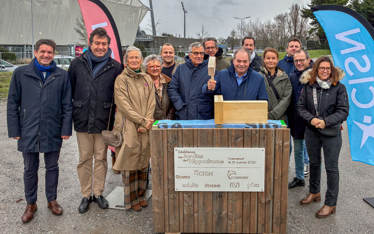 Pornichet : lancement des travaux de la résidence intergénérationnelle