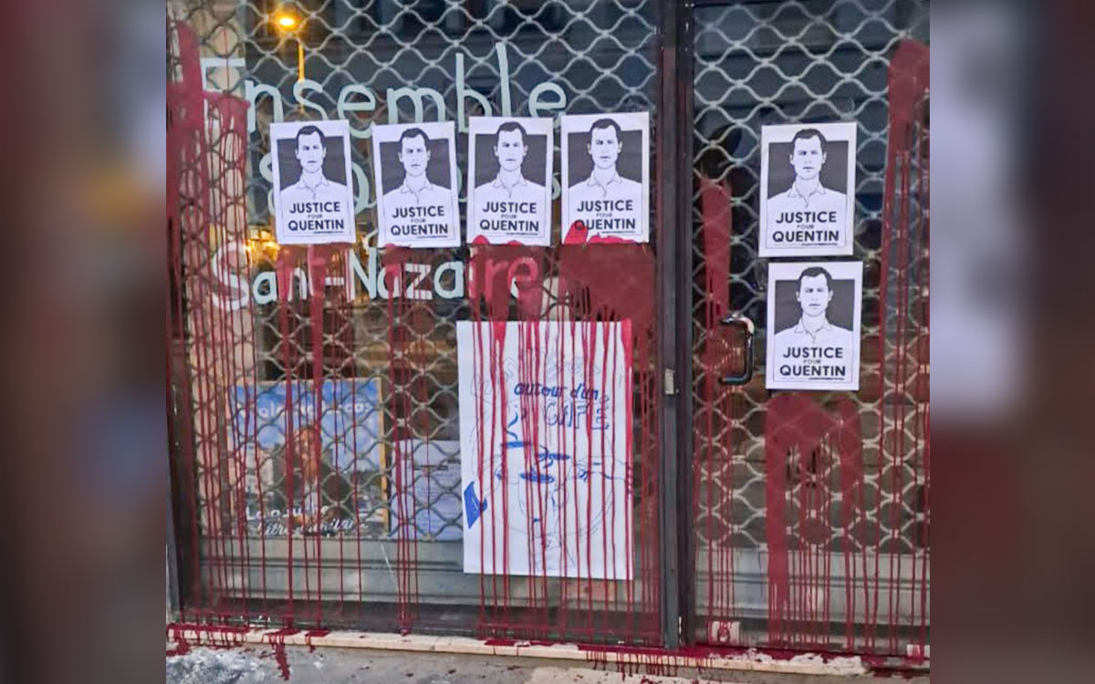 Meurtre de Quentin Deranque : les permanences de Violaine Lucas et Matthias Tavel vandalisées