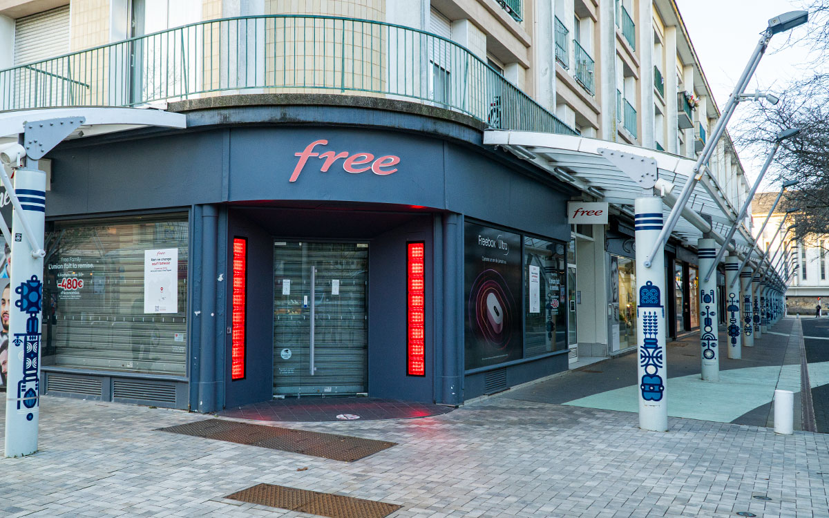 Saint-Nazaire : fermeture de la boutique Free du centre-ville
