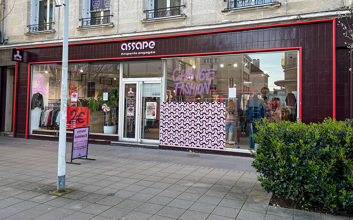Centre-ville de Saint-Nazaire : fermeture de la friperie engagée Assape