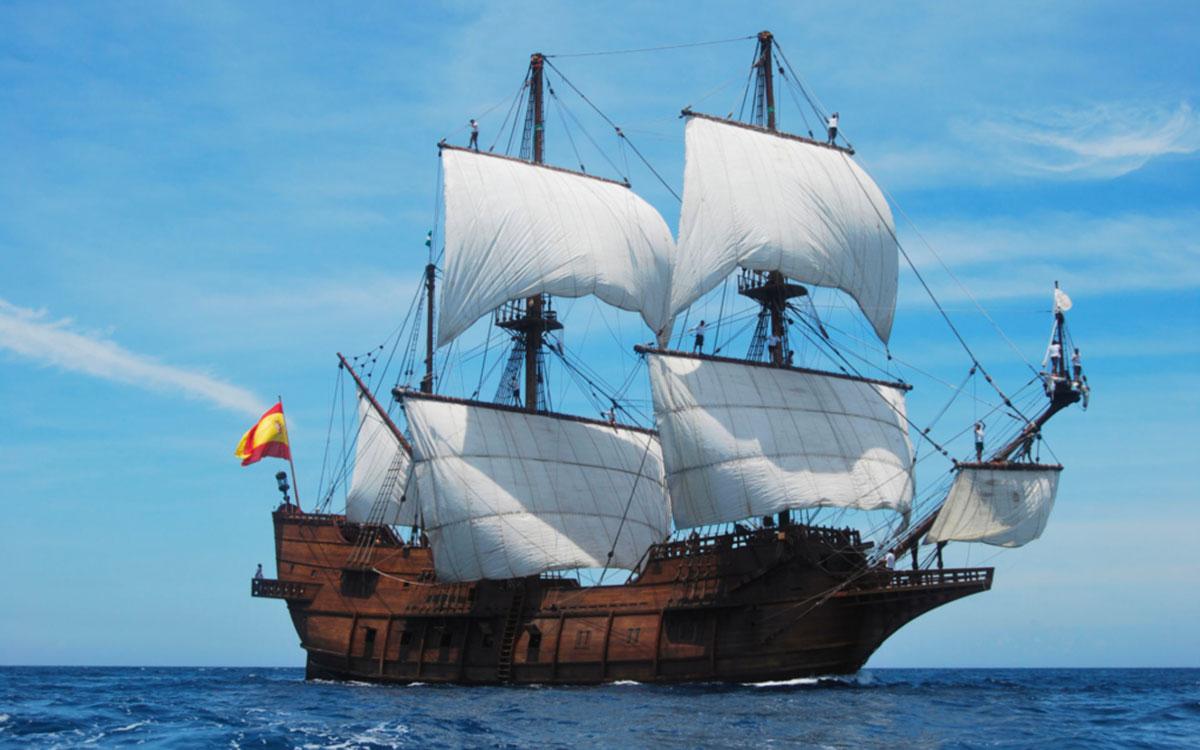 Près de Saint-Nazaire : un galion espagnol accoste à Paimbœuf