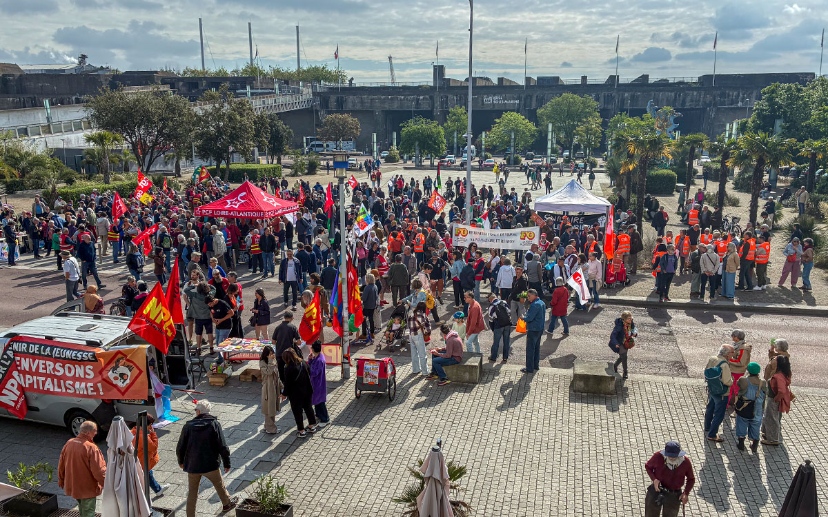 Saint-Nazaire : les syndicats ont manifesté ce vendredi 1er mai