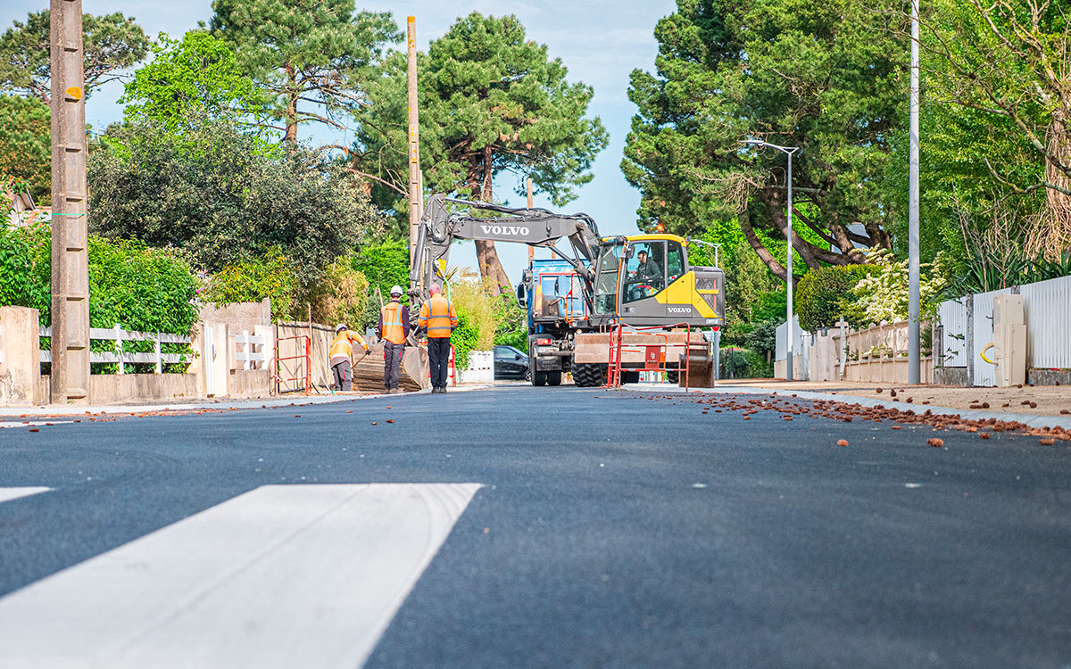 Pornichet : la fin des travaux approche avenue des Loriettes