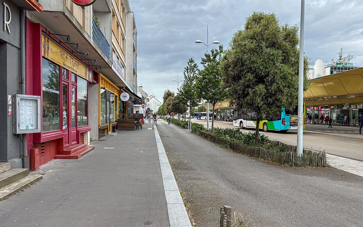 Saint-Nazaire : un nouvel espace entièrement piétonnier créé au sud de la gare
