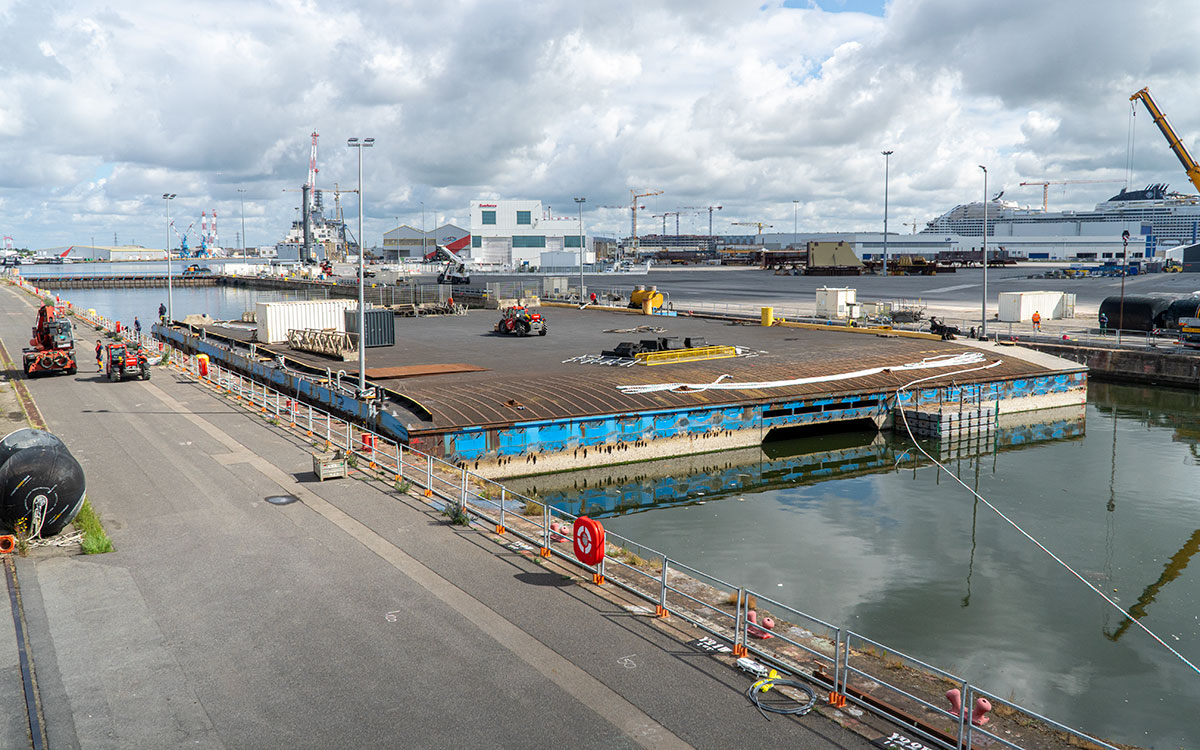 Port de Saint-Nazaire : le RORO3 entre en forme Joubert pour sa cure décennale