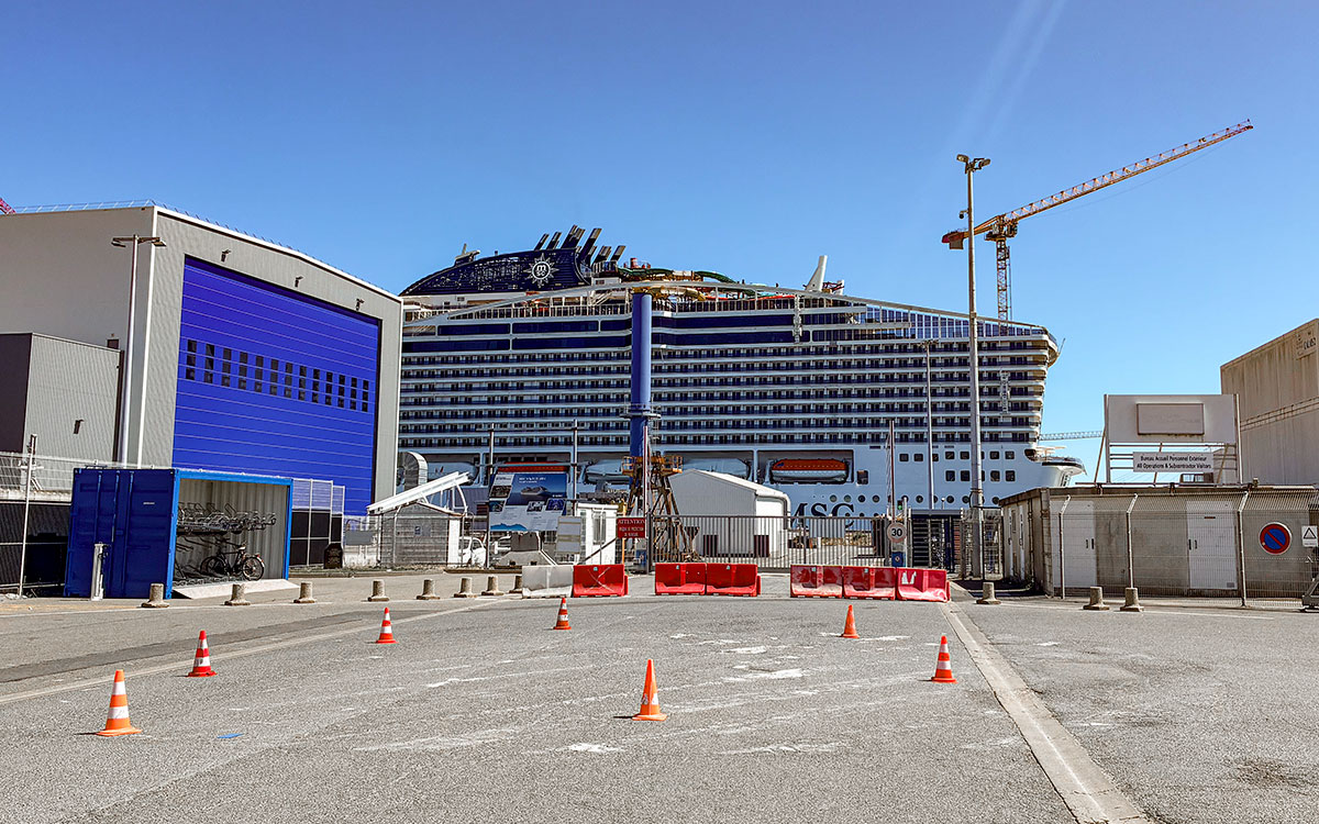 Jeu des géants dans le port de Saint-Nazaire : combien de navires en construction arriverez-vous à repérer ?
