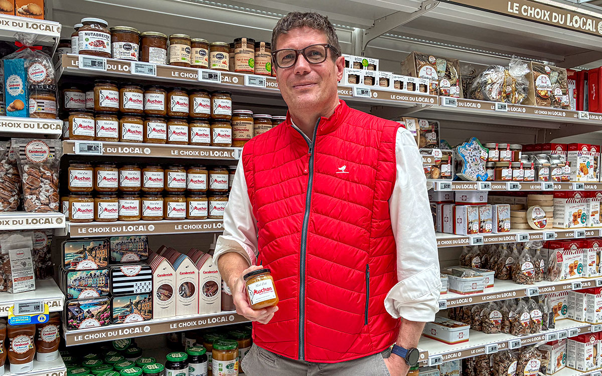 Trignac : sur le toit d’Auchan, des abeilles produisent le miel le plus local qui soit