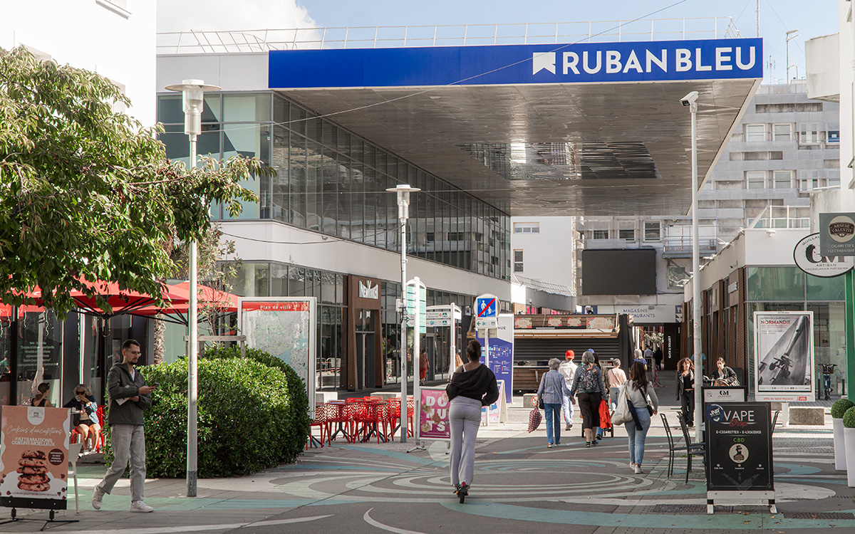 Saint-Nazaire : des bonnes et une mauvaise nouvelle au centre commercial Le Ruban Bleu