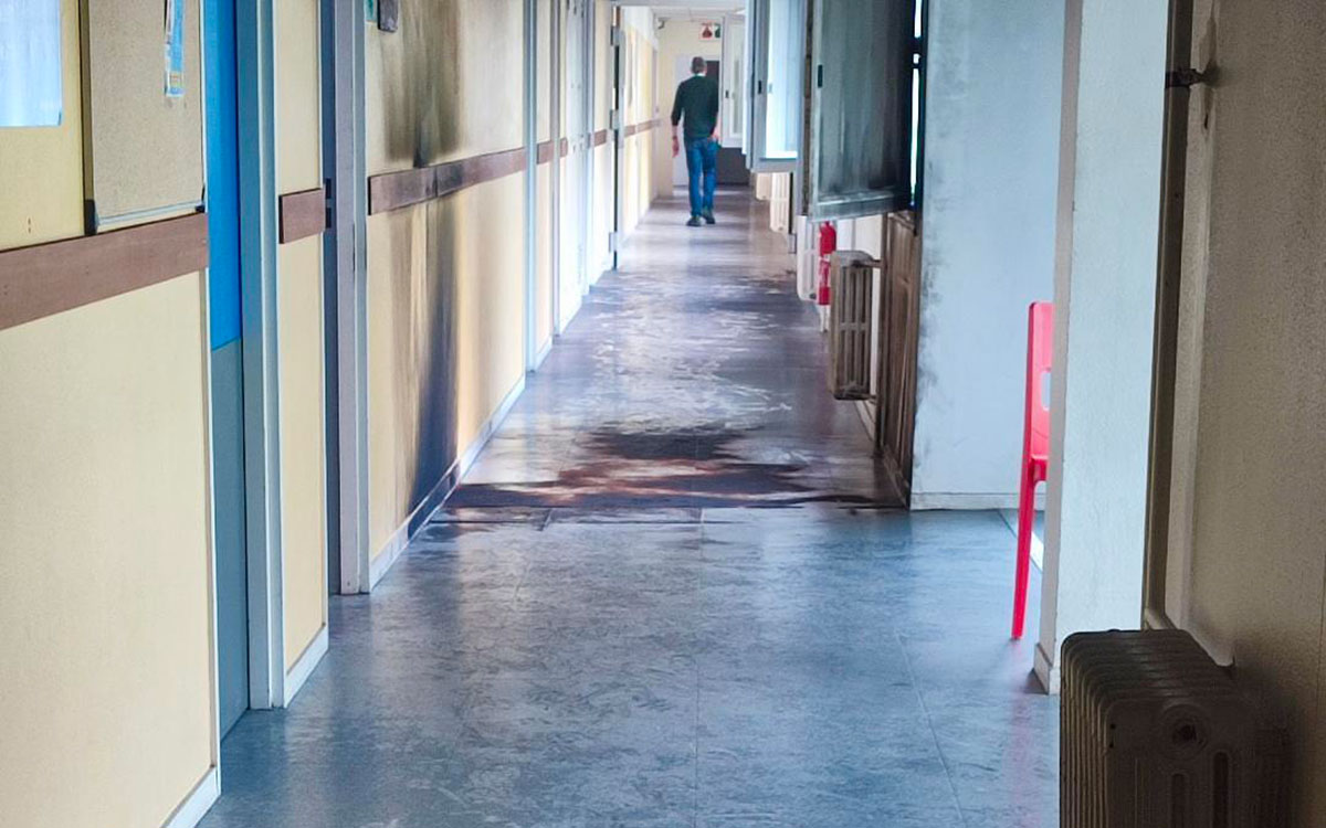VIDÉO. Saint-Nazaire : des jeunes mettent le feu dans un couloir du Lycée Aristide Briand