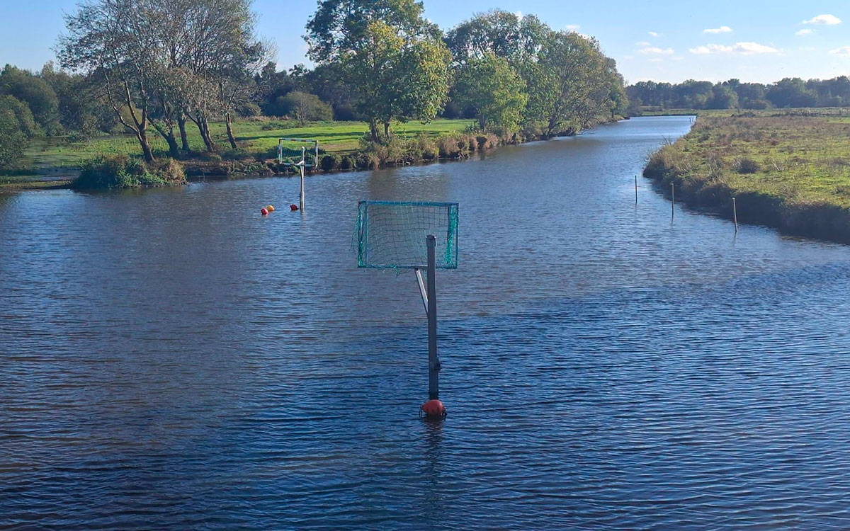 A Besné, le nouveau terrain de Kayak Polo fait aussi le bonheur des Nazairens