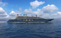 Saint-Nazaire : cérémonie de mise sur cale du super yacht Ilma de Ritz-Carlton