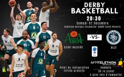 Saint-Nazaire : un derby de basket-ball pour le Téléthon avec l’ABCN