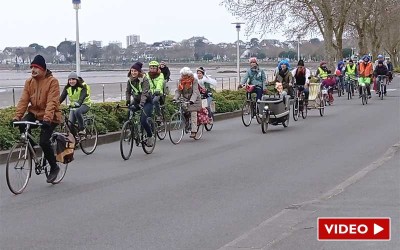 Saint-Nazaire : 250 cyclistes ont fêté le carnaval sur le front de mer