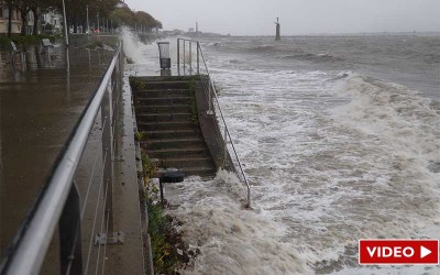 Vidéo : de Saint-Nazaire à Pornichet, les images impressionnantes de la tempête Céline