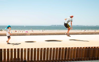 Pornichet : les trampolines des Océanes ont la cote à tous les âges