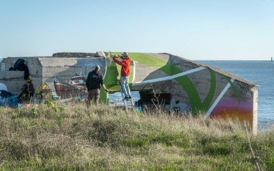 À Pornichet, le blockhaus de Congrigoux passe en mode coloriage