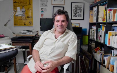 En avant-goût du prochain festival BD Déam’bulle, Nicoby vient exposer à Pornichet