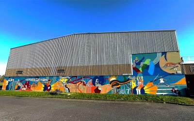 Montoir-de-Bretagne : la fresque sportive de “Terre de jeux” en finale d’un concours national