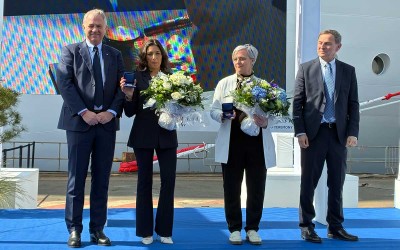 Saint-Nazaire : qui sont les 2 marraines qui porteront chance au MSC World Asia ?