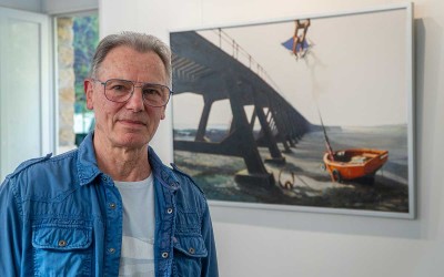 Pornichet : peint en 1976, un tableau de Jean-Daniel Depardieu resurgit dans l’expo consacrée au Vieux Môle