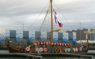 Port de Pornichet : une réplique de drakkar viking ouverte à la visite durant 3 jours