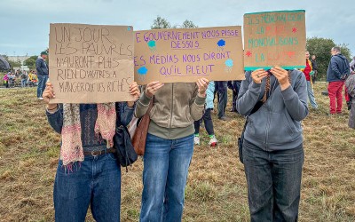 En vidéo : le mouvement “On bloque tout” manifeste à Saint-Nazaire