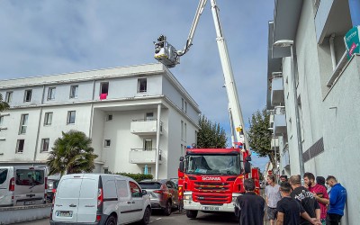 Saint-Nazaire : incendie dans un appartement près du Ruban Bleu